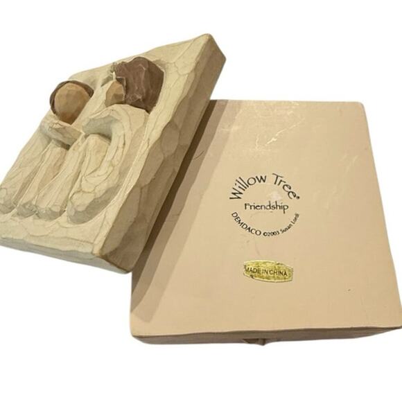 Willow Tree Friendship Trinket Jewelry Box with Inscription - Picture 3 of 5